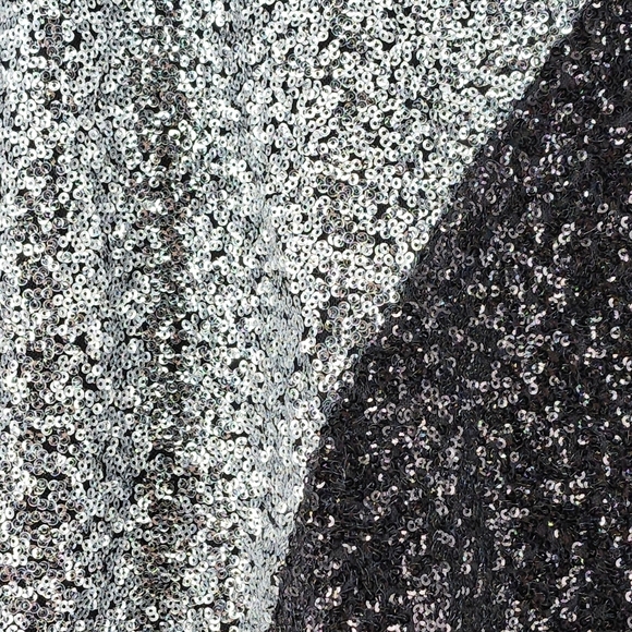 Express Women's Color Block Sequin Strong Shoulder Thong Bodysuit - Picture 6 of 8